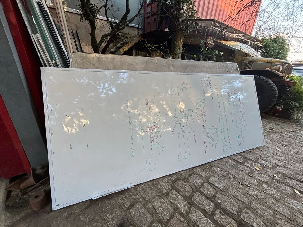 Quadro branco 1,27x3,10m