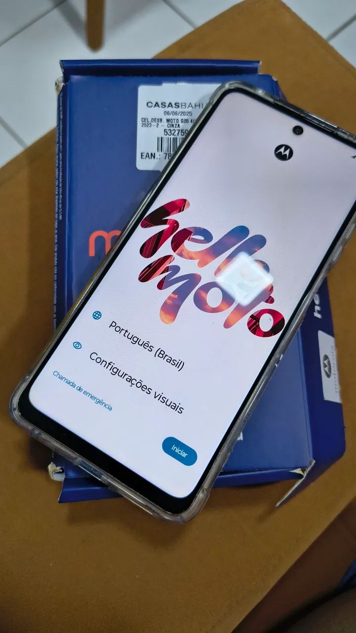 Motorola G05 128 gigas novo