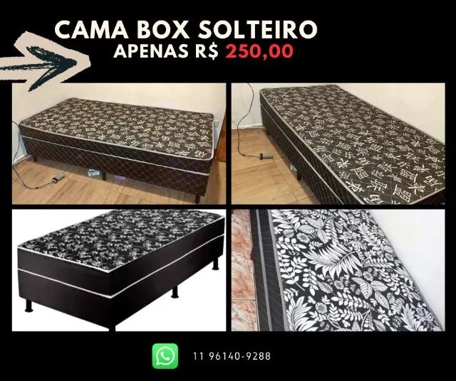 cama box solteiro 