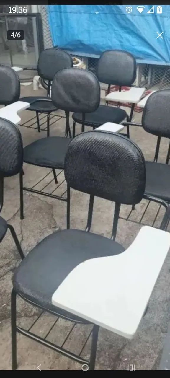 CADEIRAS UNIVERSITÁRIAS COM PRANCHA LATERAL - Foto 4