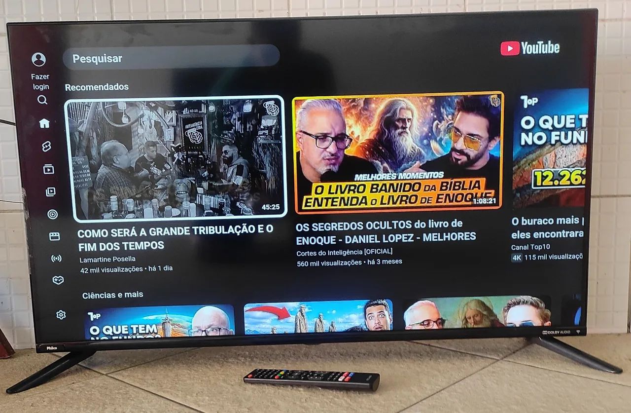 TV Philco LED 40 polegadas smart borda infinita  - Foto 5