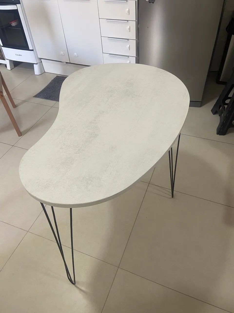 Mesa Orgânica 90x60 Estilo Mesa de Canto Home Office - Foto 4