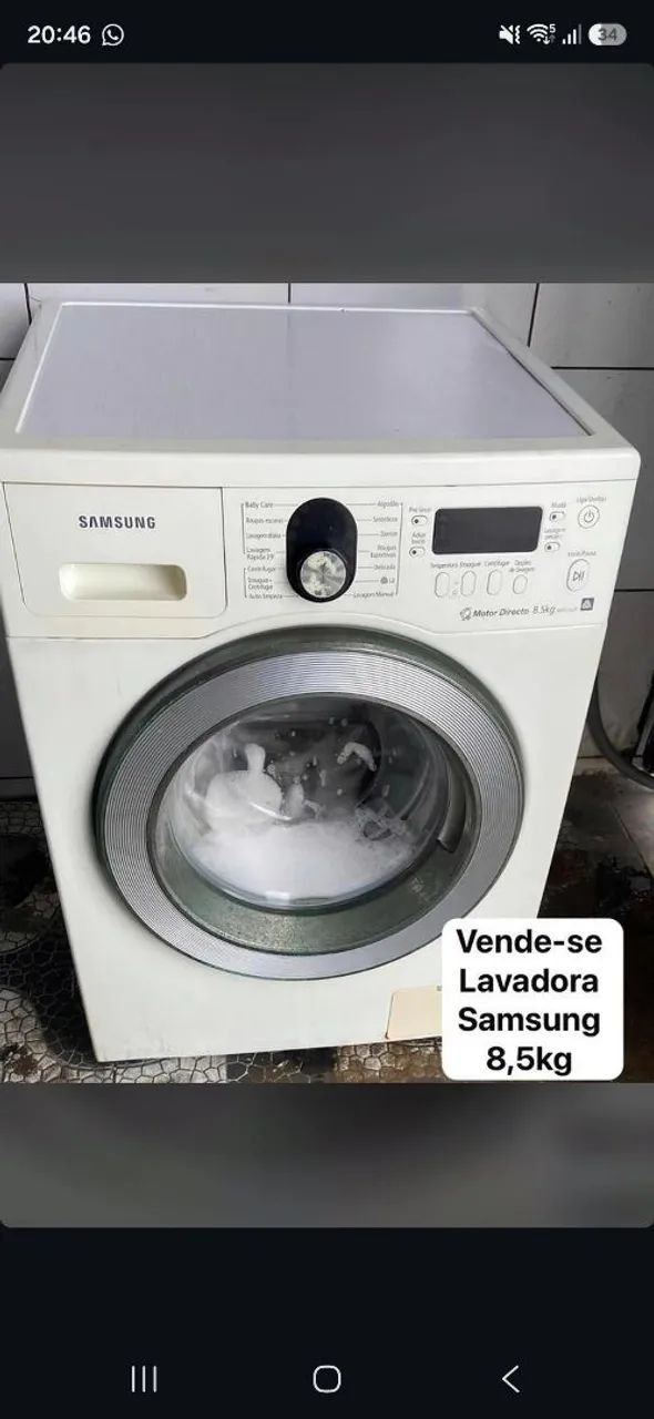 Lavadora Samsung 