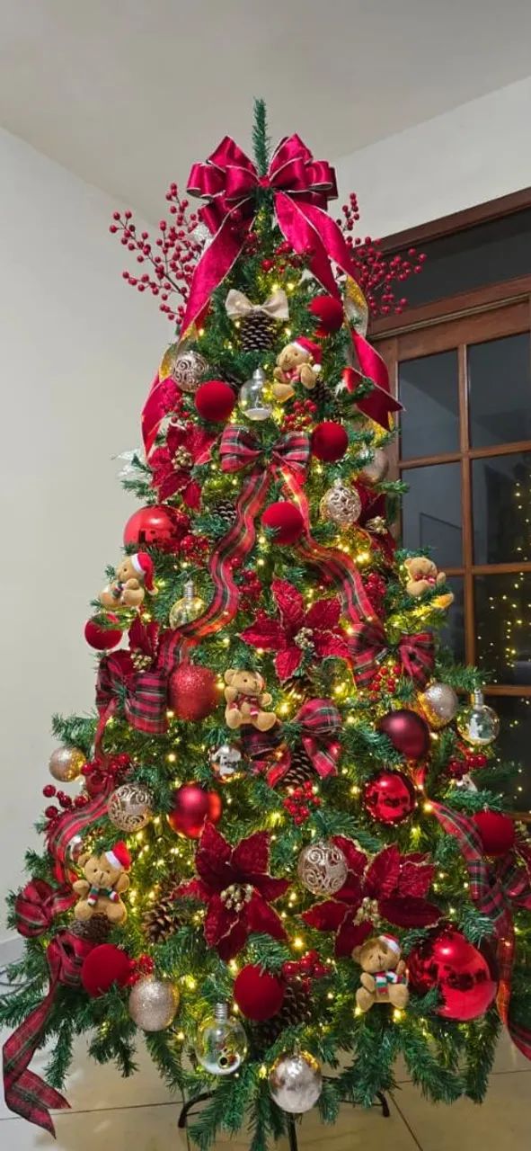 Árvore de Natal Completa com todos os enfeites - Foto 2