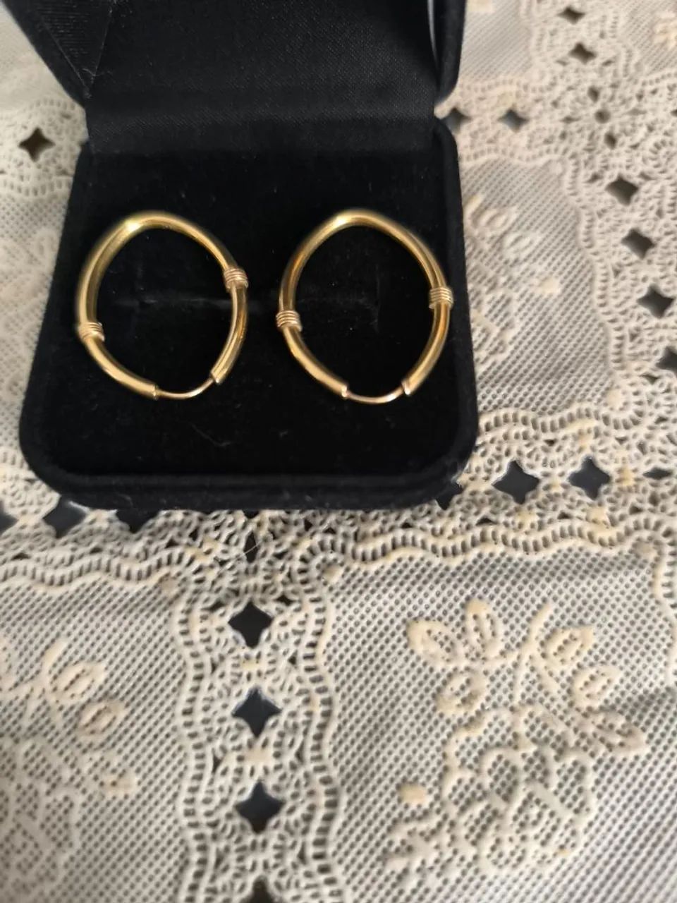 Argola em ouro 18k - Foto 5