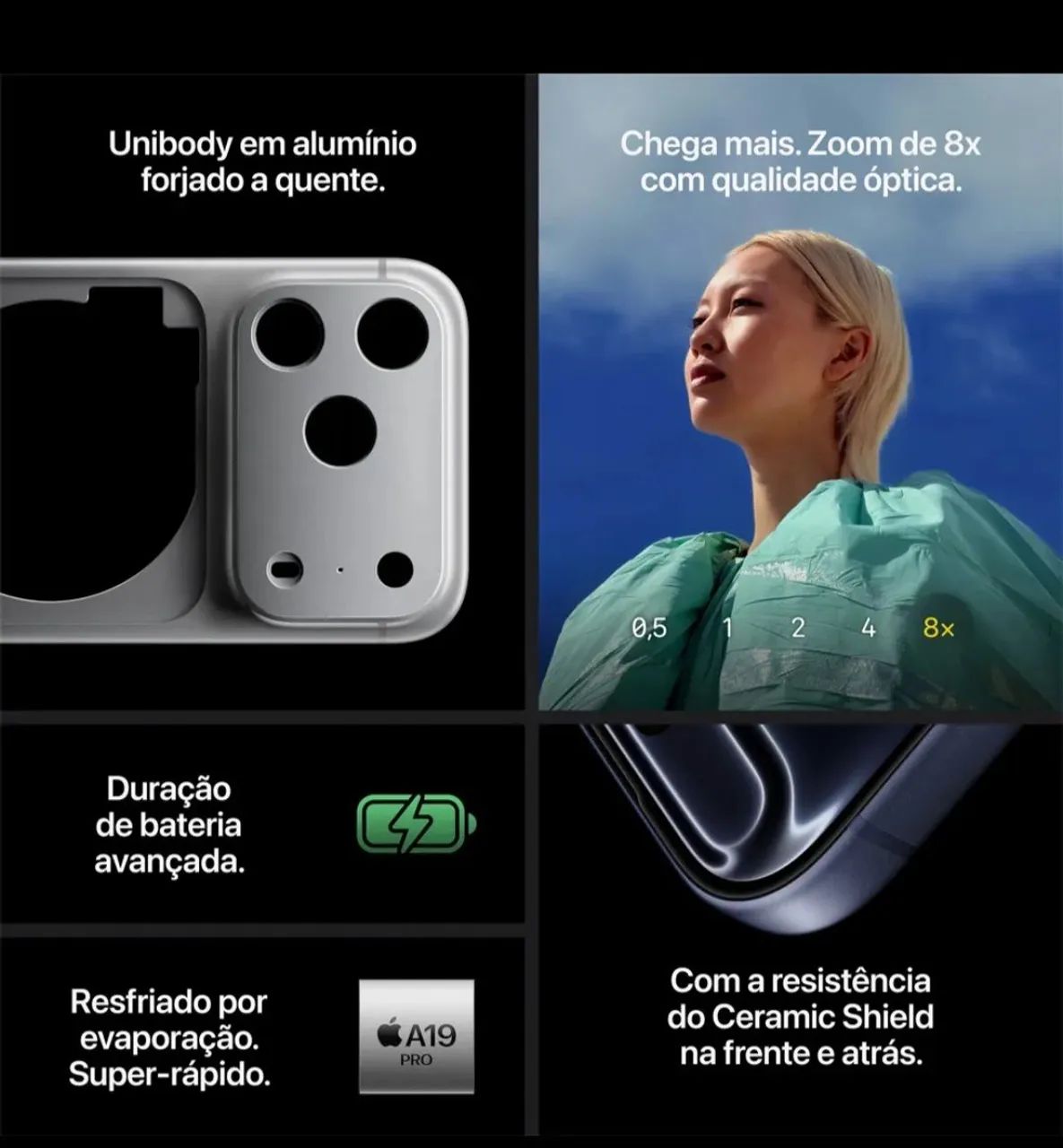 IPhone 17 Pró Max 5G NFC 256gb lacrado na caixa com garantia Apple  - Foto 5