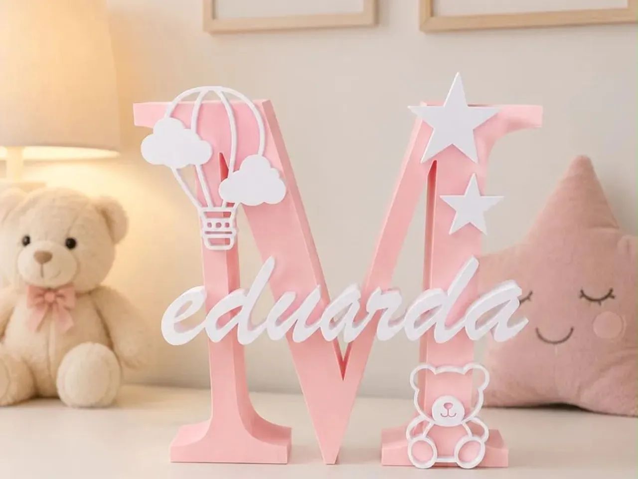 Placa decorativa infantil 
