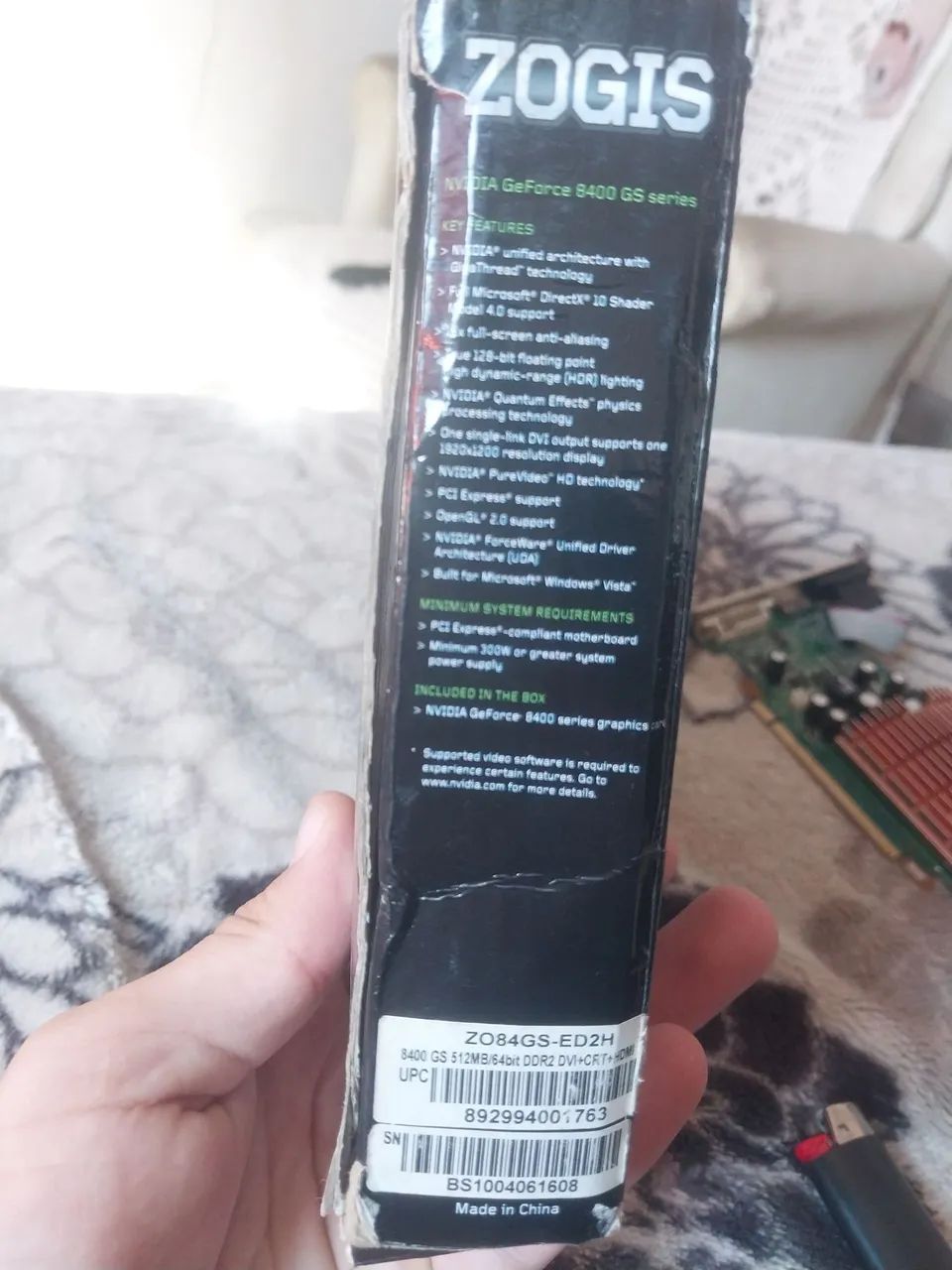Placa de Vídeo DDR2 GeForce 8400 512MB  - Foto 3