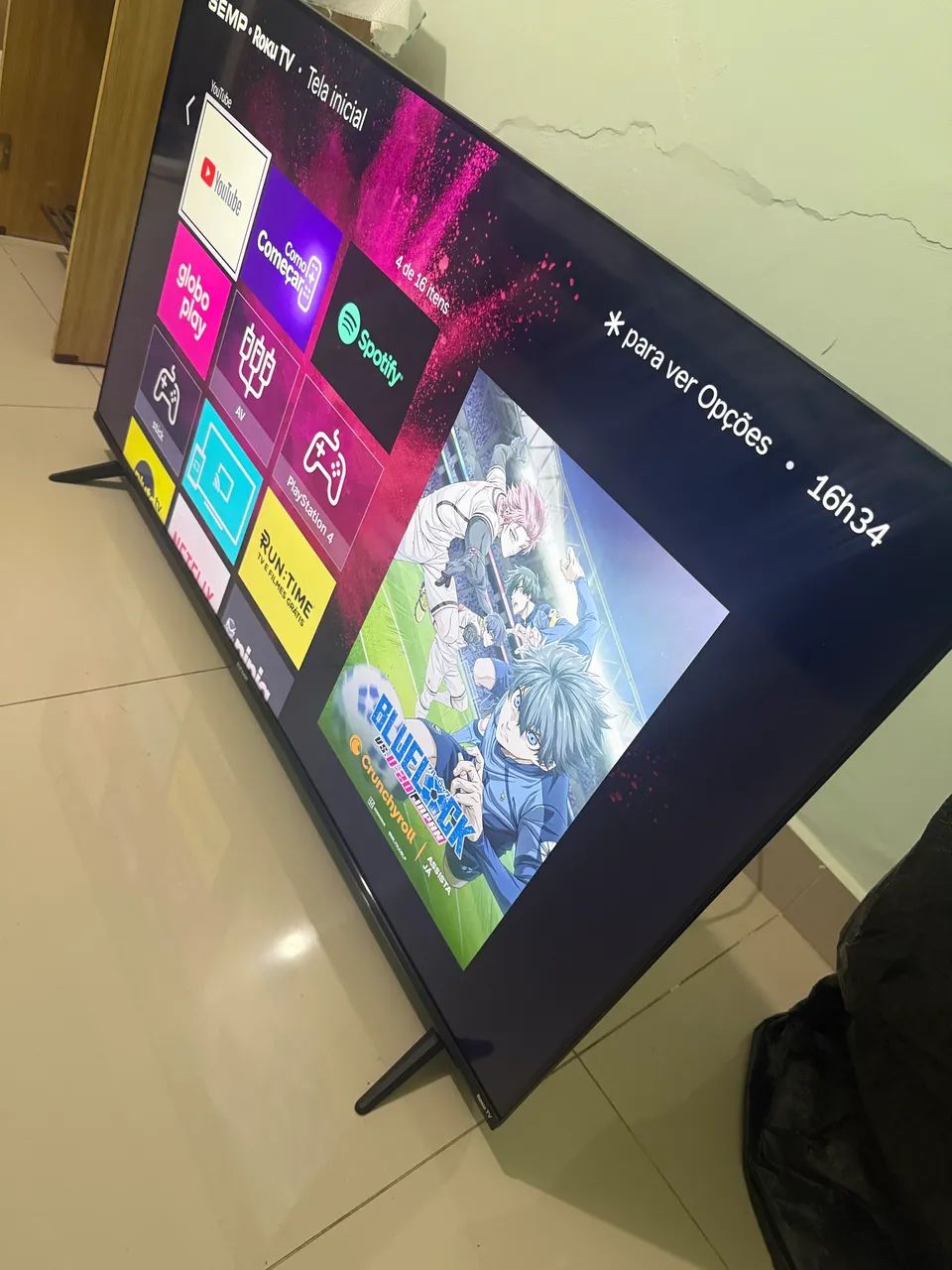 TV Smart SEMP Roku TV 50 Polegadas - Completa! - Foto 4