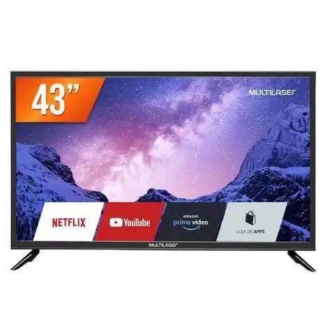 Smart tv 43 polegadas muntilaser 