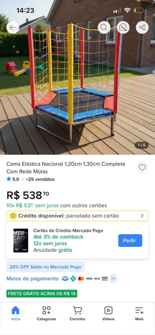 Cama elástica  - Foto 2