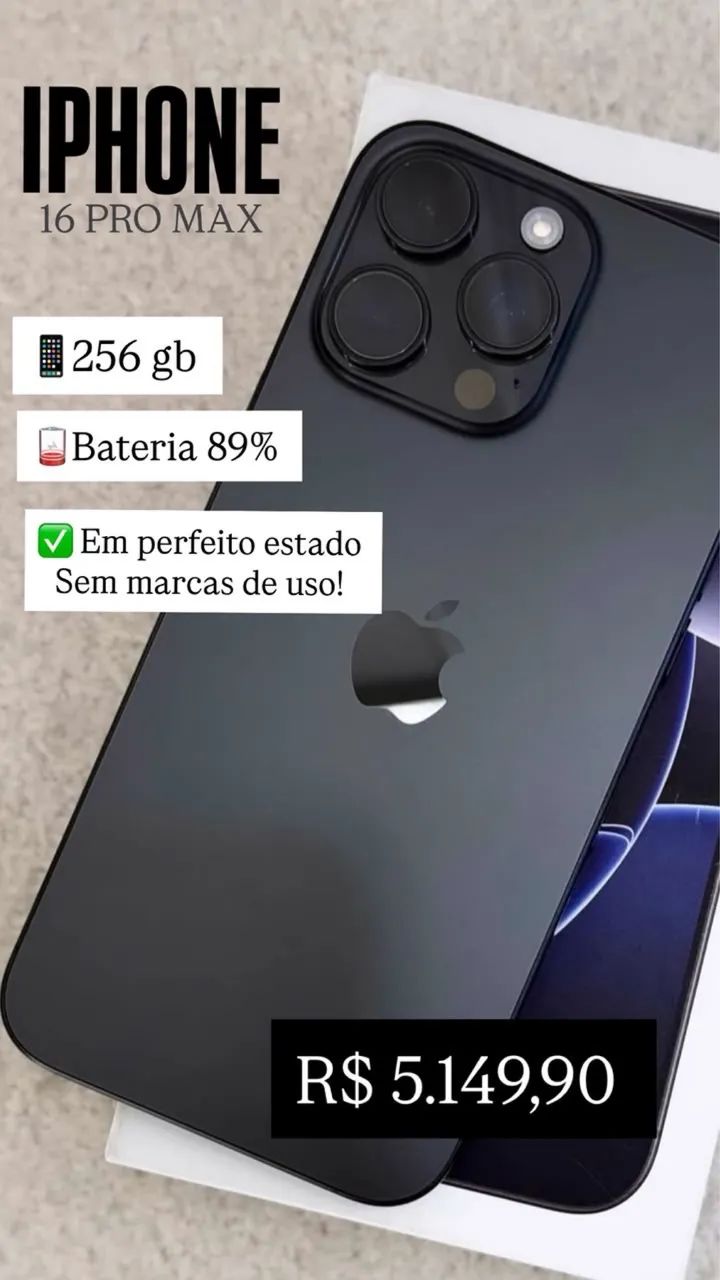 iPhone 16 pro max  e 17 pro max  - Foto 2