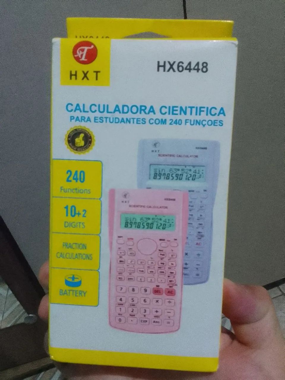 Calculadora científica rosa - NOVA