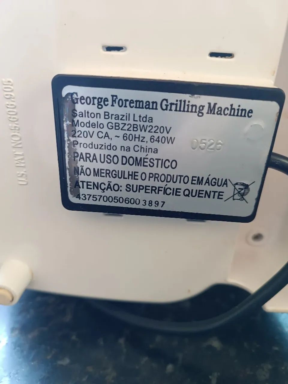 Gril  sanduicheira George foreman 220v. - Foto 4
