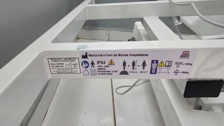 Cama HOSPITALAR  com colchão  - Foto 3