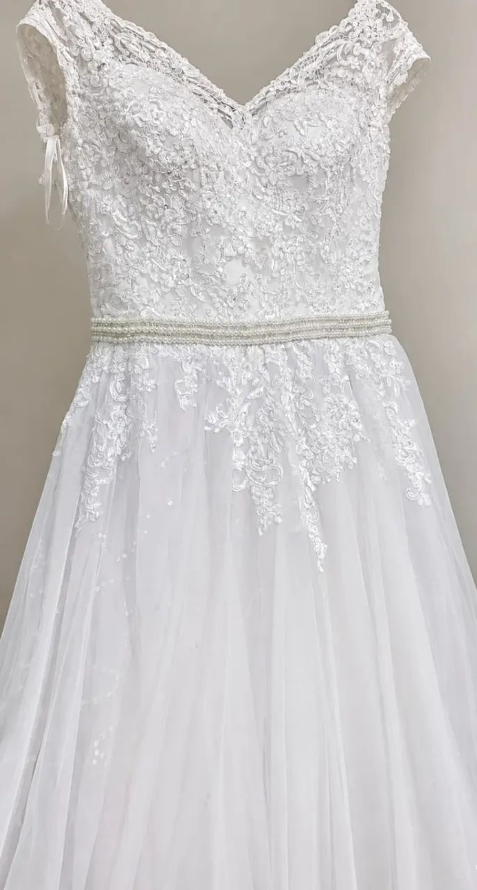Vestido de noiva - Elegante e delicado - Foto 5