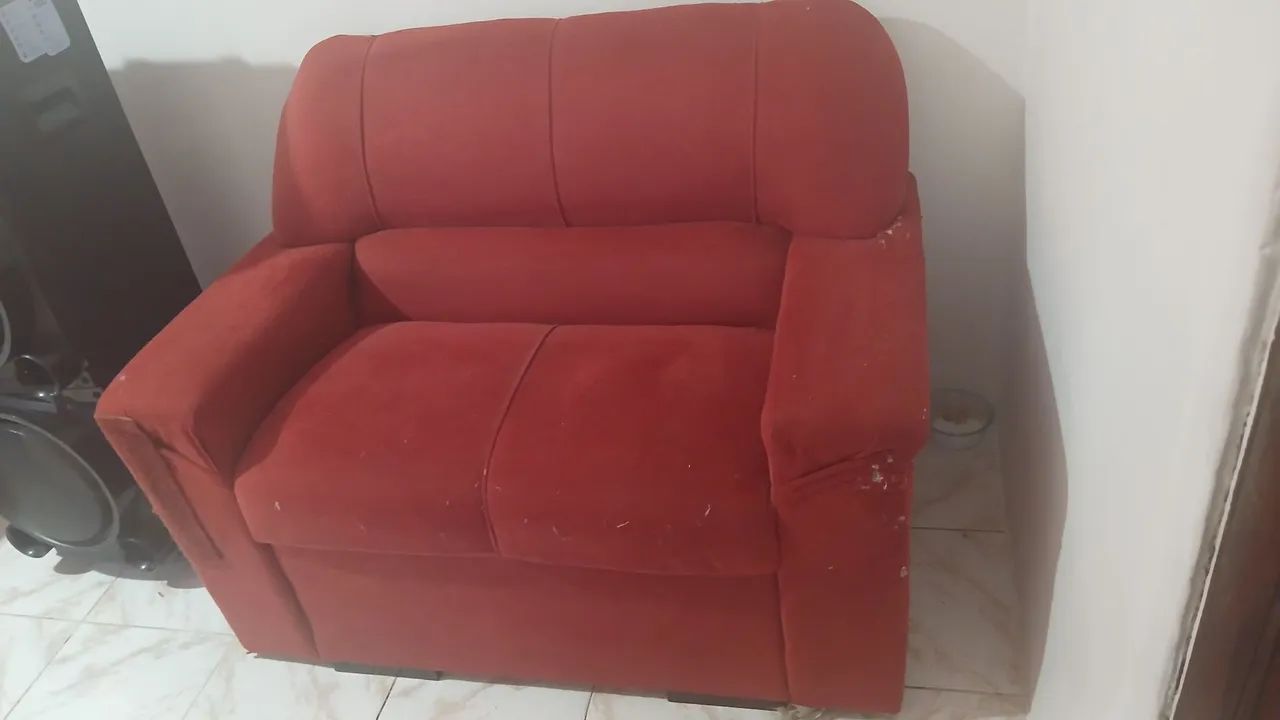 Conjunto de sofá e uma cama  - Foto 3