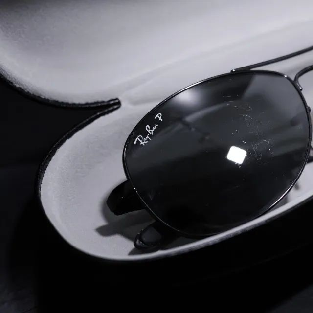 Rayban Piloto RB8301 Aço Gradiente Prateado Polarizado - Foto 3