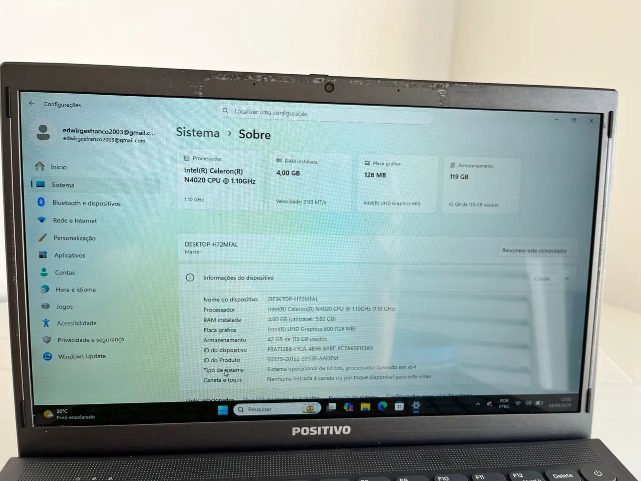 Notebook Positivo (Vendo ou Troco) - Foto 3
