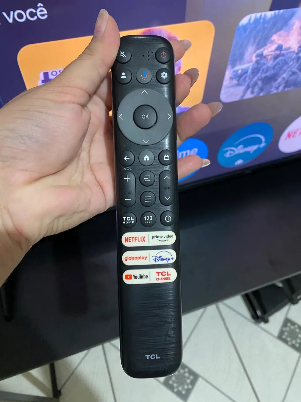 Televisão TCL 55 polegadas 4k HDMI QLED