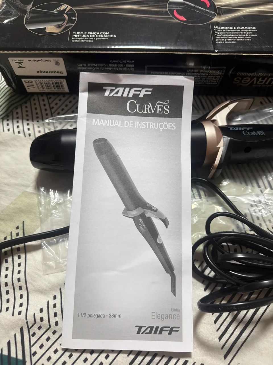 Modelador Taiff Curves 38mm NOVO - Eletroportáteis Para Cuidados
