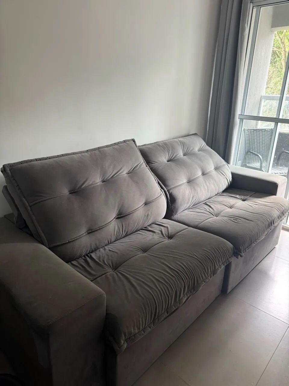 VENDO SOFÁ RETRÁTIL USADO! Oportunidade - Foto 2