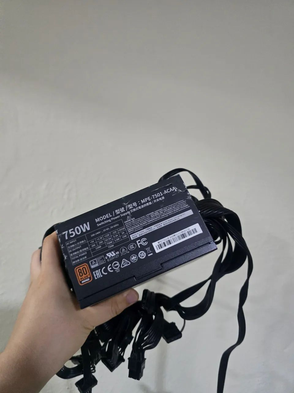 Fonte 750w COOLER MASTER 80 PLUS BRONZE - Foto 3