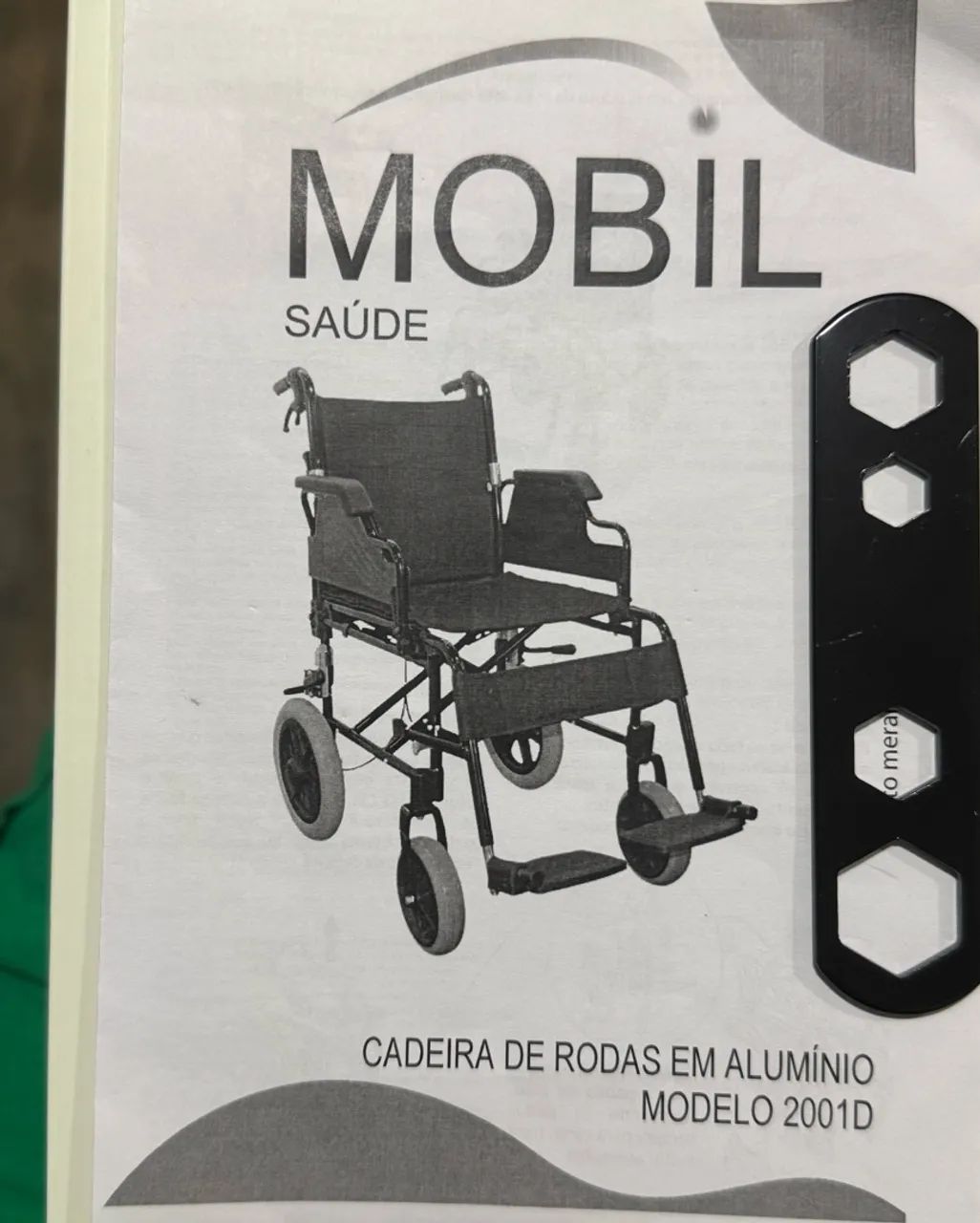 Cadeira de Rodas compacta de alumínio  - Foto 5
