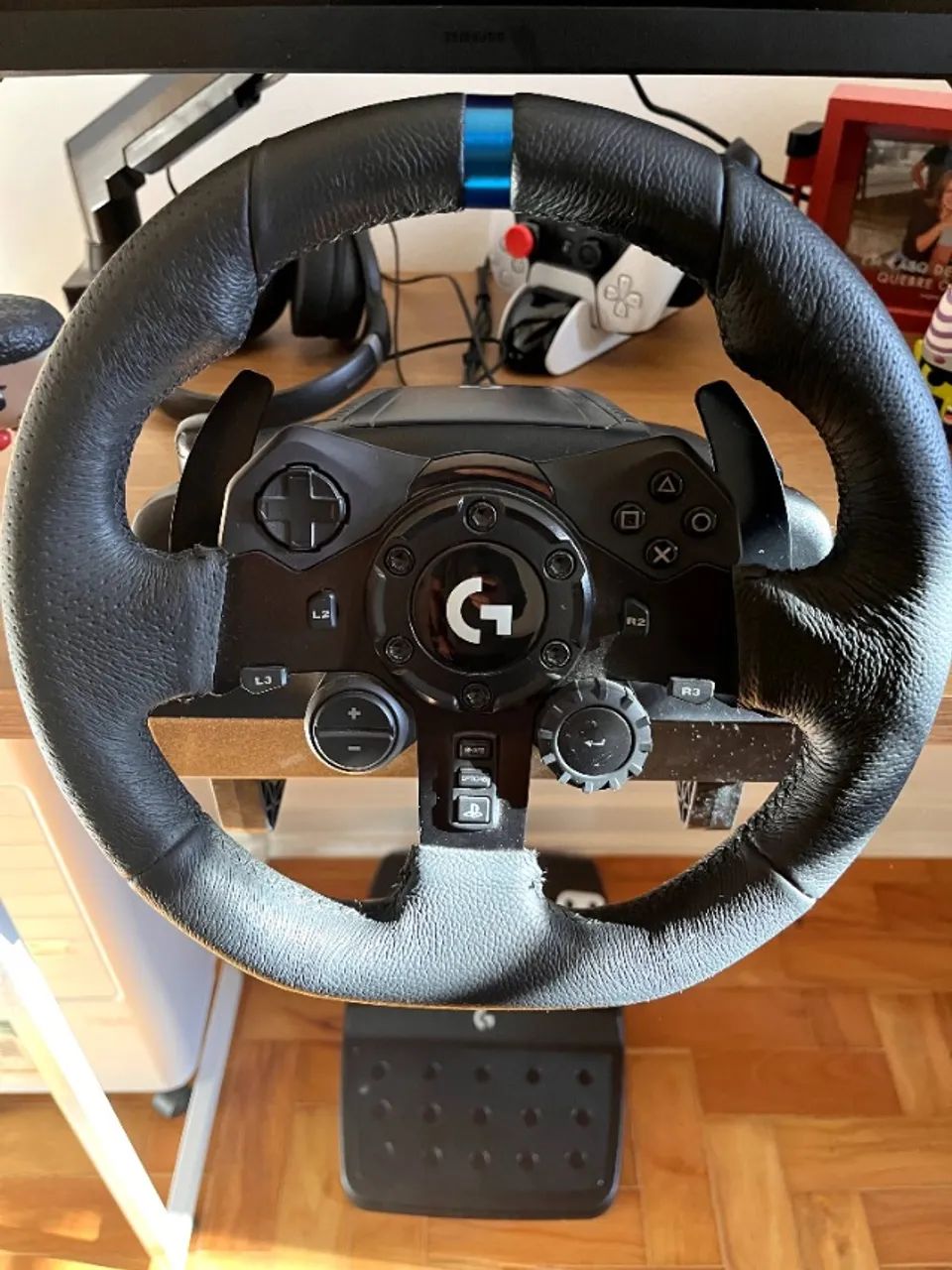 Volante ZERADO Logitech G923 para PS5, PS4 e PC com Force Feedback TRUEFORCE - Foto 2