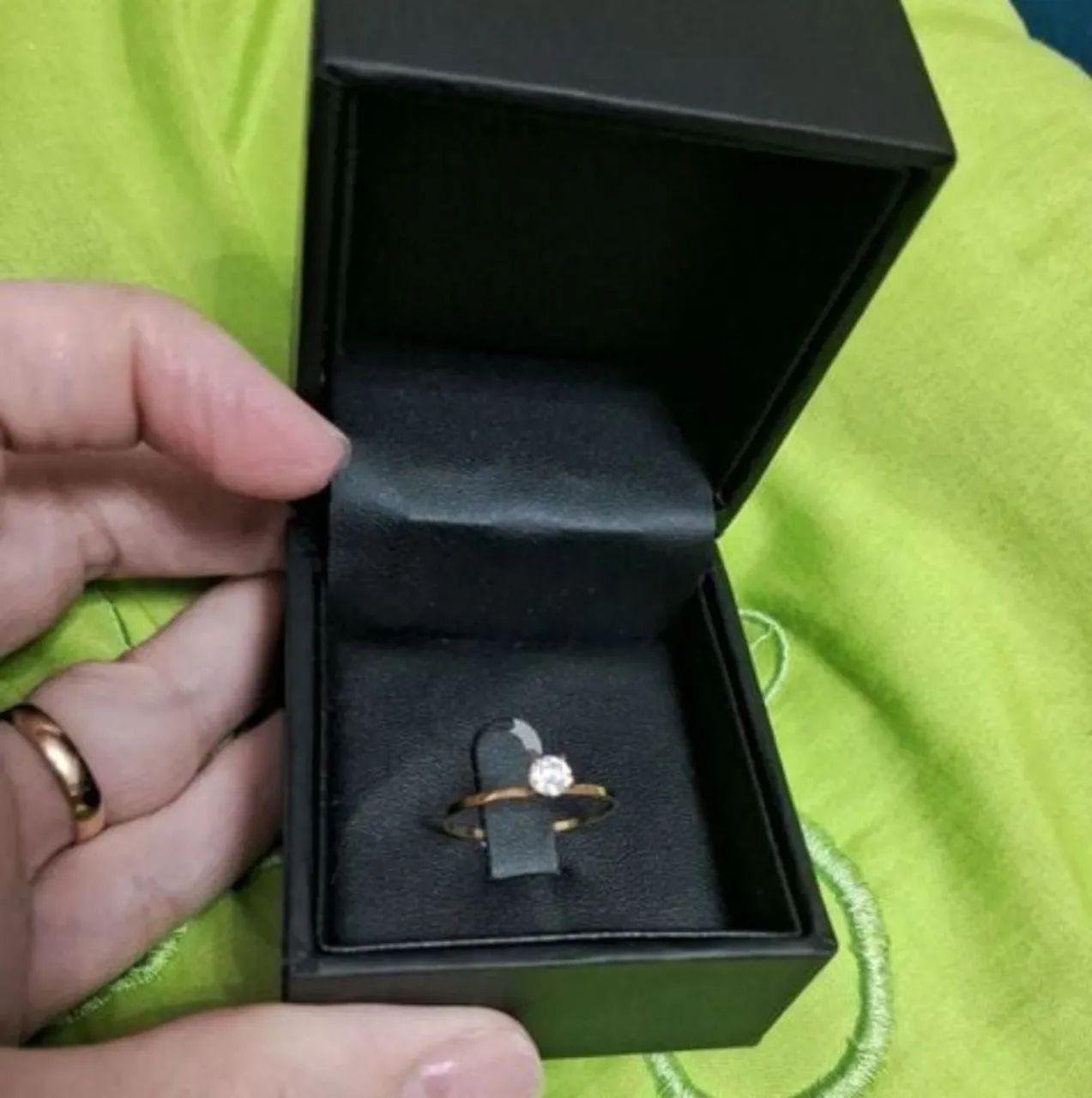 Solitário 18k