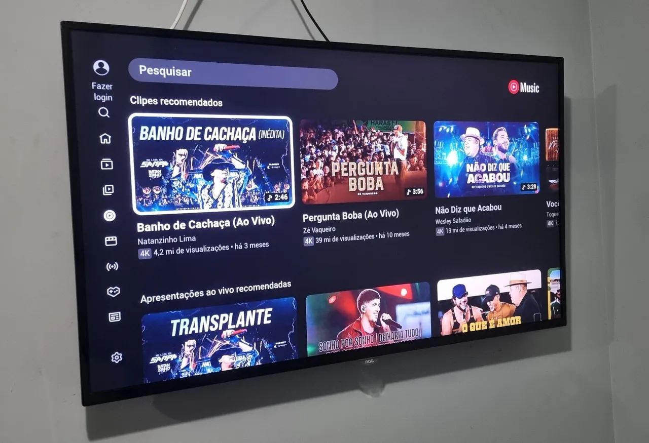 Tv smart led Aoc 43 Polegadas Full HD - Wifi - Netflix - Youtube - Globoplay - controle - Foto 3