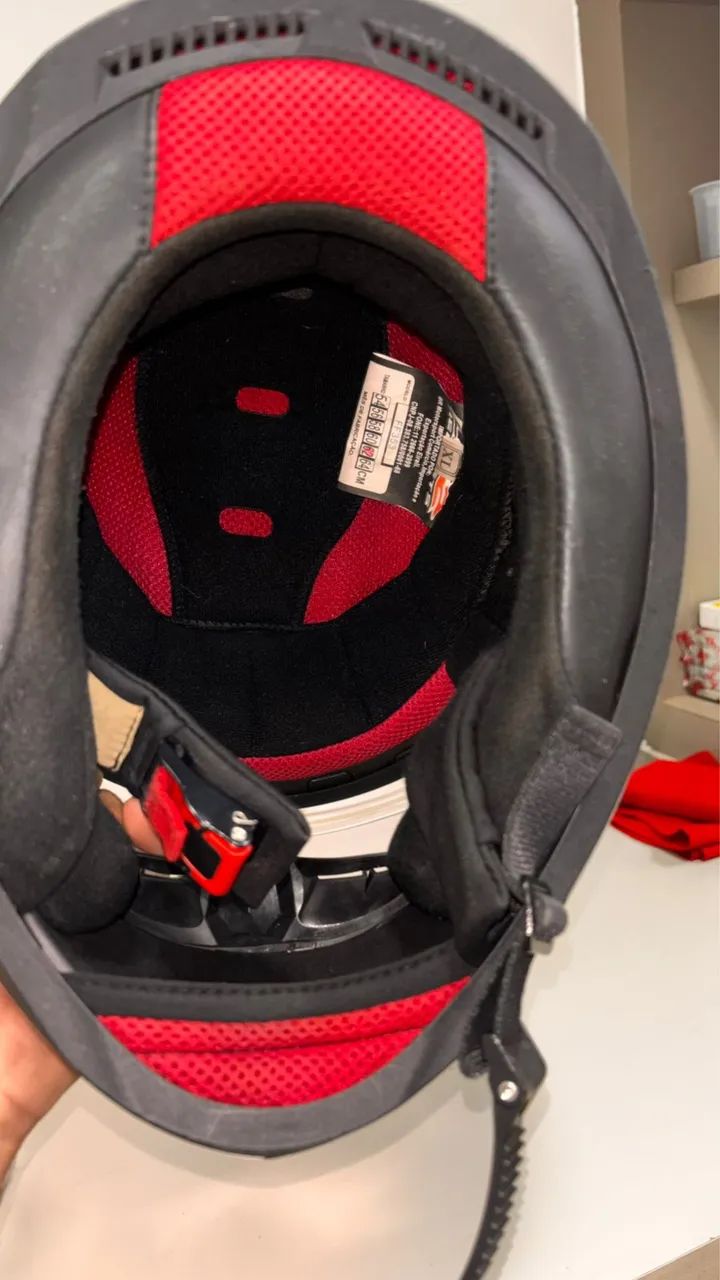 Capacete LS2 Stark FF353 Tamanho 62 Seminovo - Foto 5