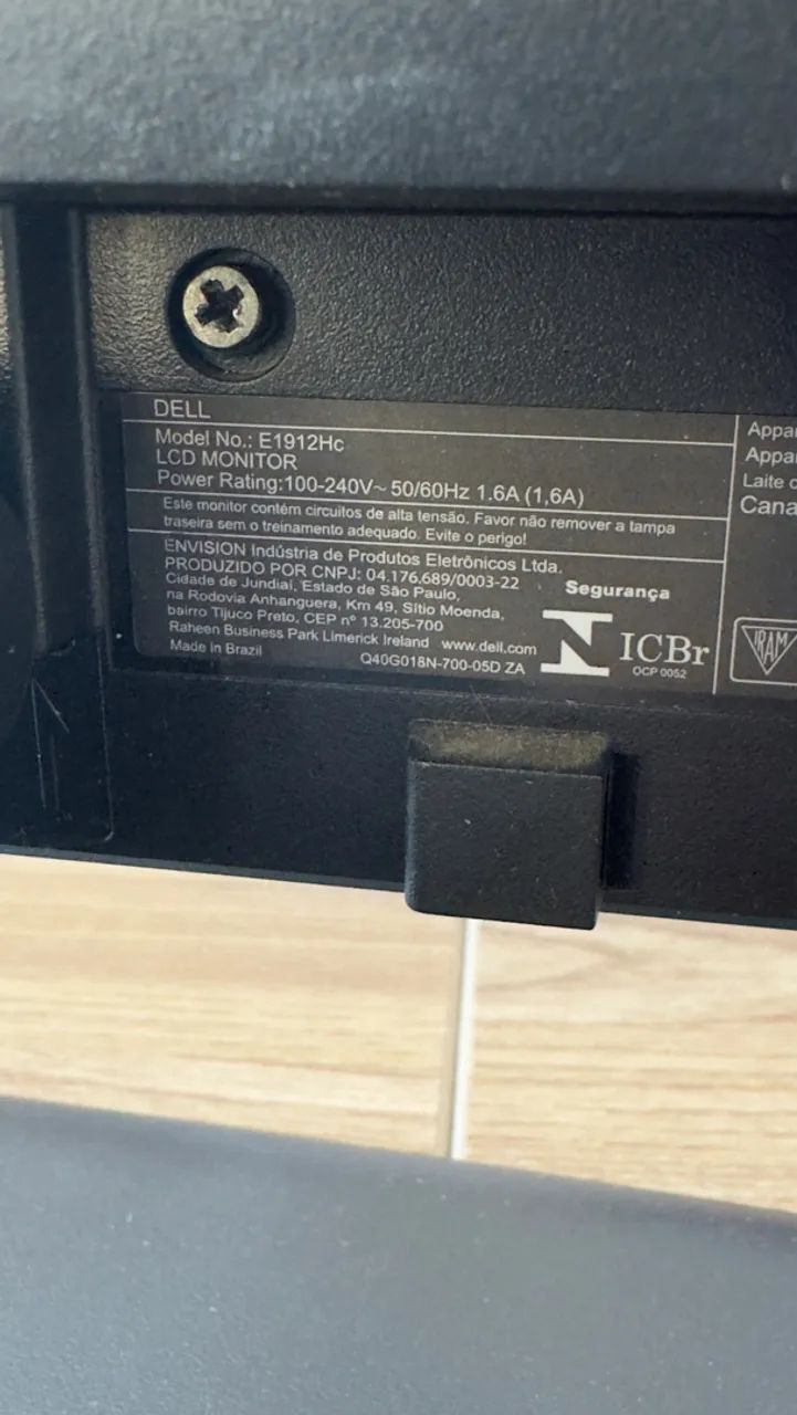 Monitor Dell 19 polegadas 