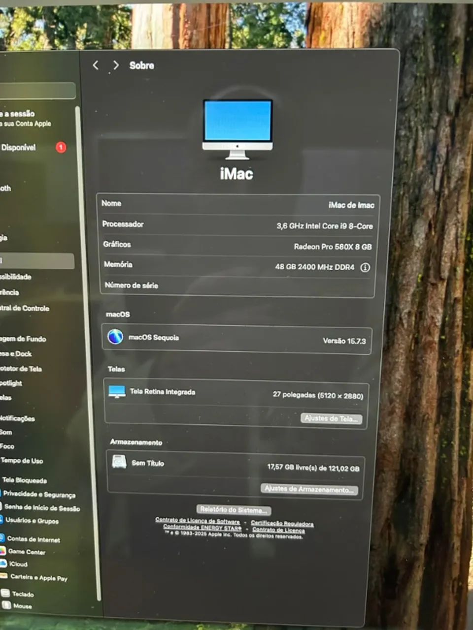 Apple iMac 2019 (a2115) Retina 5k 27 Intel i9 48gb ram - Foto 2