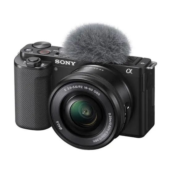 Câmera Mirrorless Sony Zv-e10 Com Lente Pz E 16-50mm Nova 