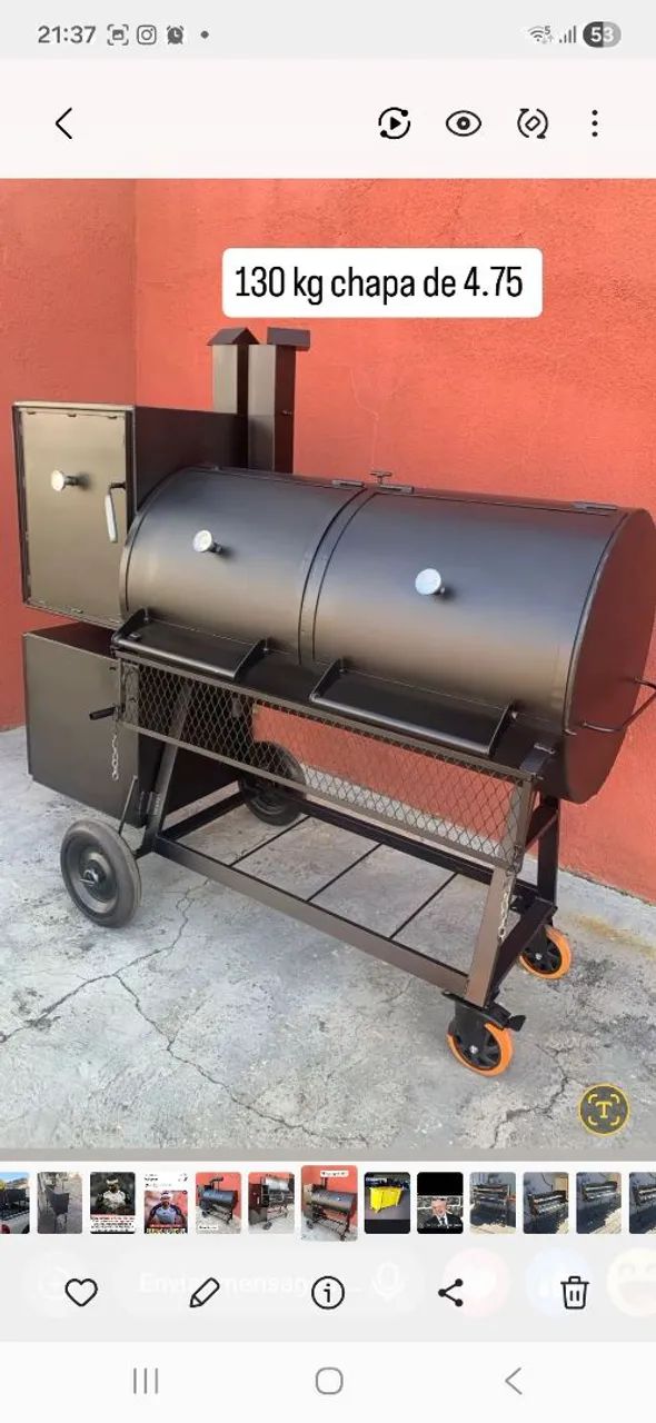 Churrasqueira Pitsmoker.  Profissional  - Foto 3