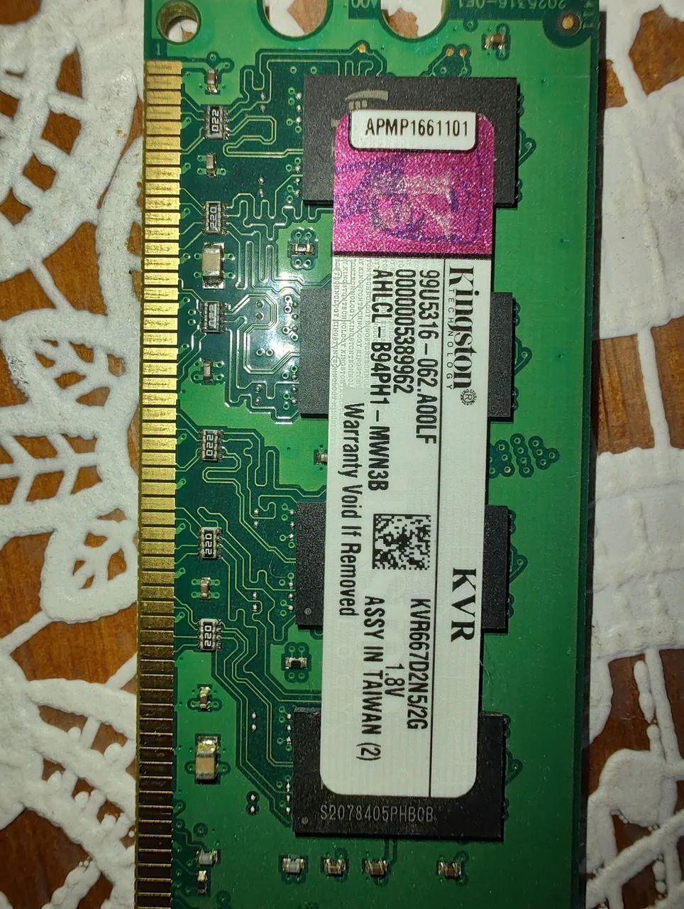 Memória DDR2 667 MHz 2GB para PC - USADA!