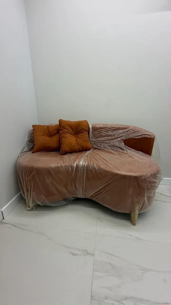 Sofá orgânico Terracota