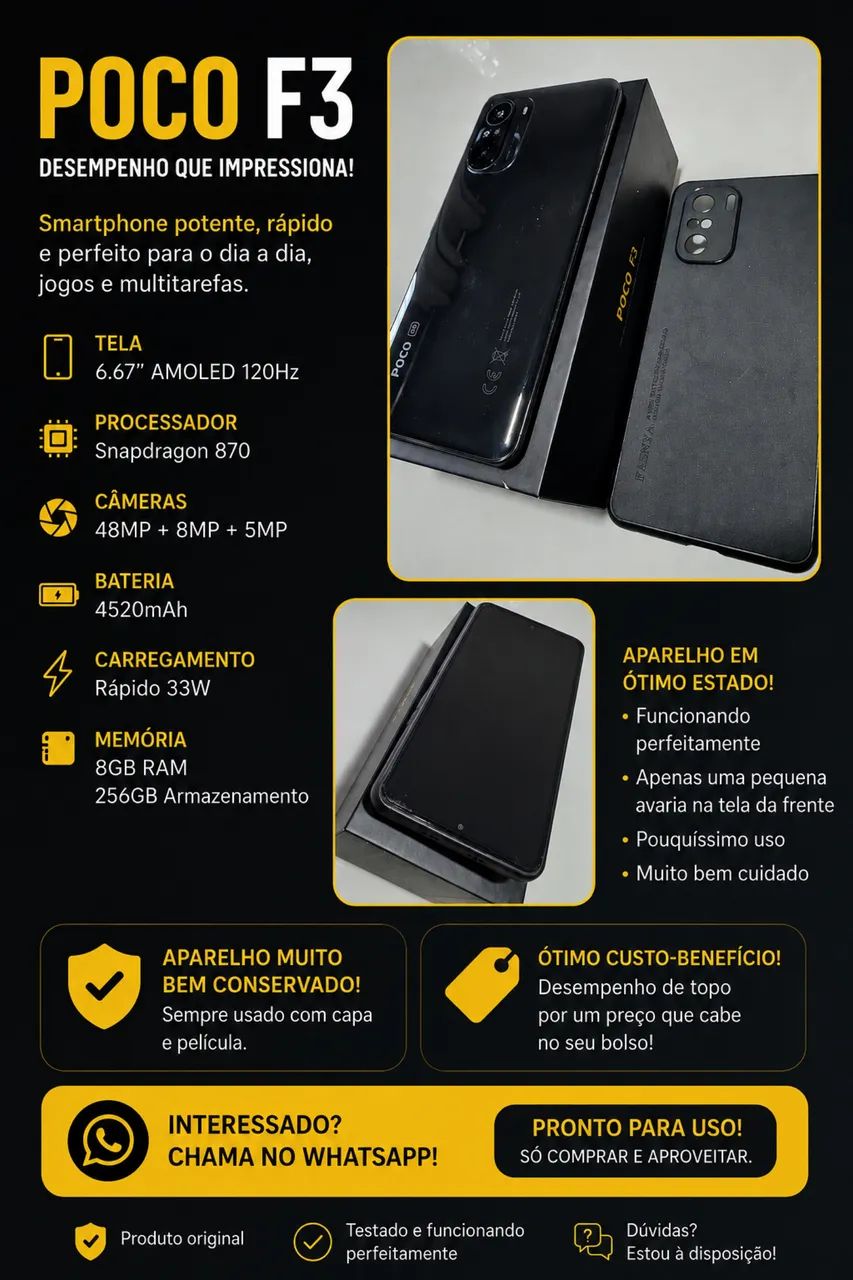 Xiaomi Poco f3 256GB