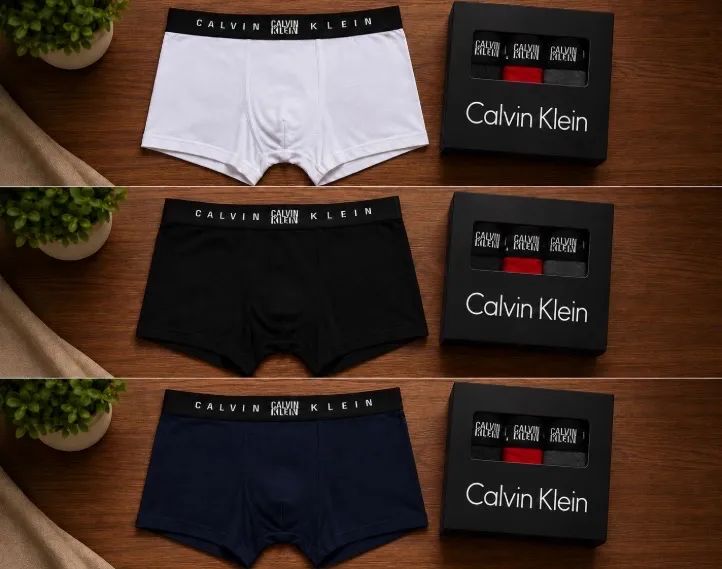 Kit 3 Cuecas - Calvin Klein - Foto 2