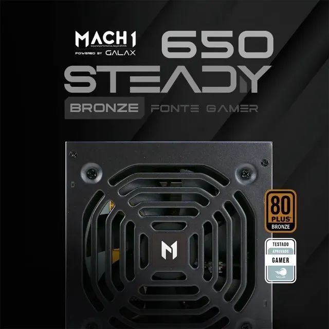 Fonte 650W 80Plus Mach1 - Foto 4