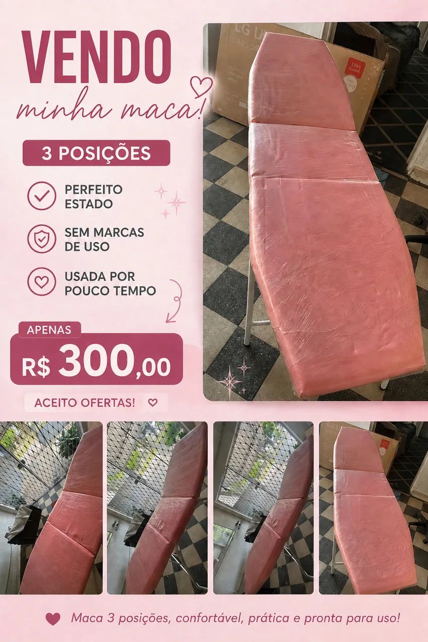Maca 3 posições 