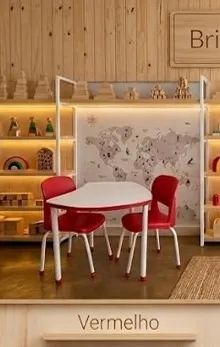 Kit de mesa infantil com cadeiras - Foto 3