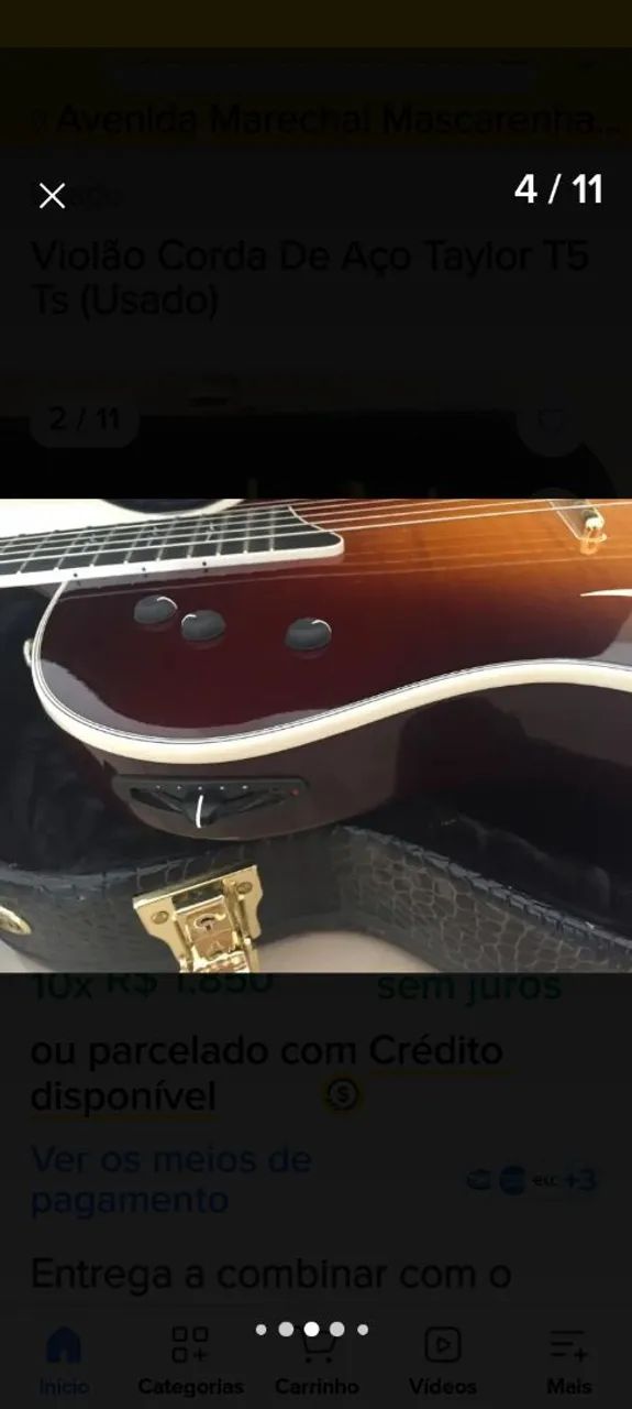 Violão Taylor t5s - Foto 3