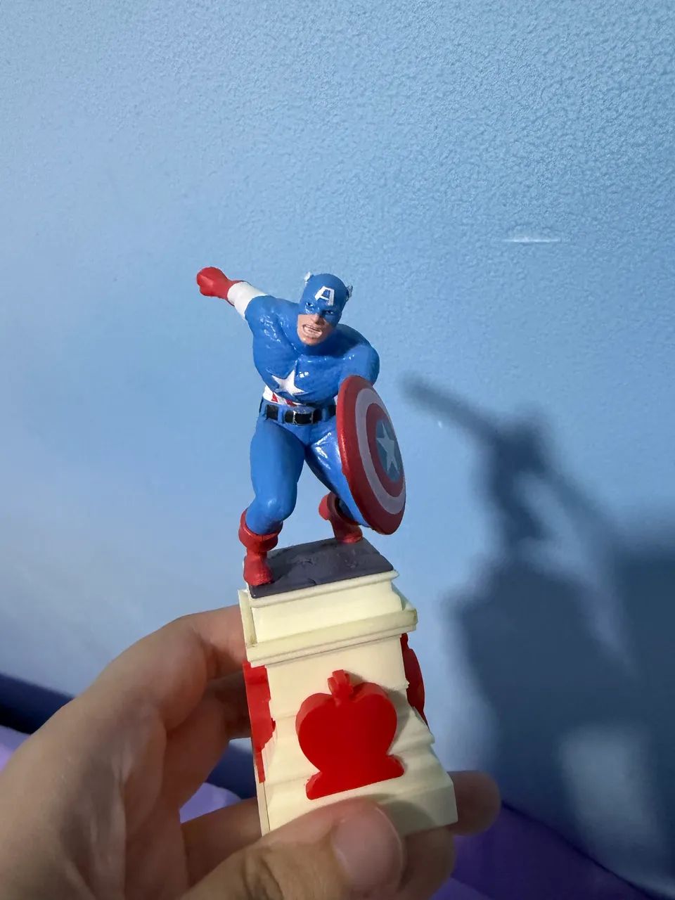 Capitão América - Peça de Xadrez Marvel Planeta Deagostini  - Foto 2