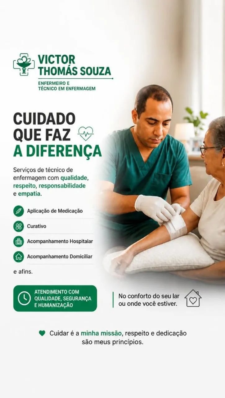 ENFERMEIRO E TÉCNICO EM ENFERMAGEM. - Foto 5