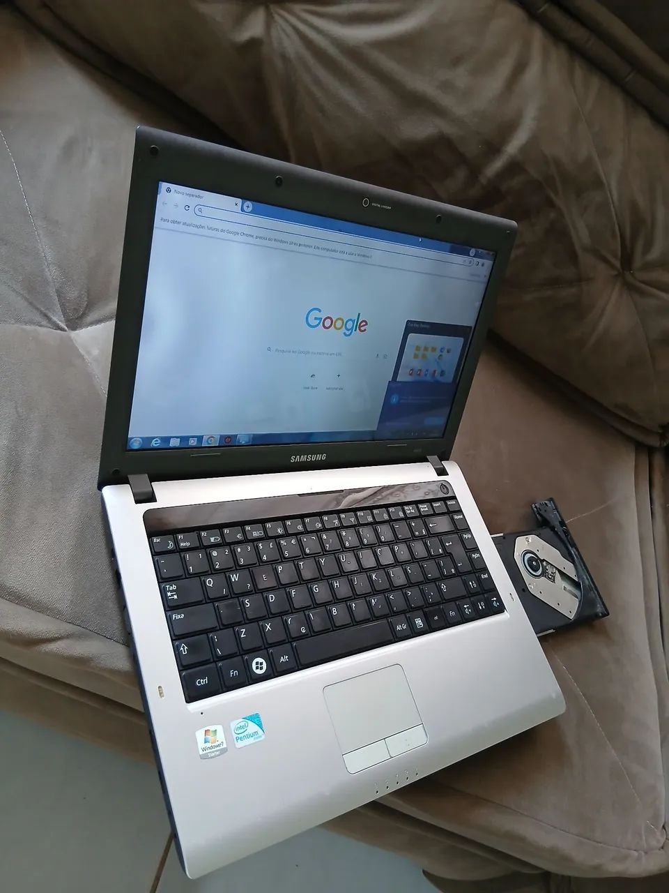 Notebook Samsung funcionando normalmente  - Foto 4