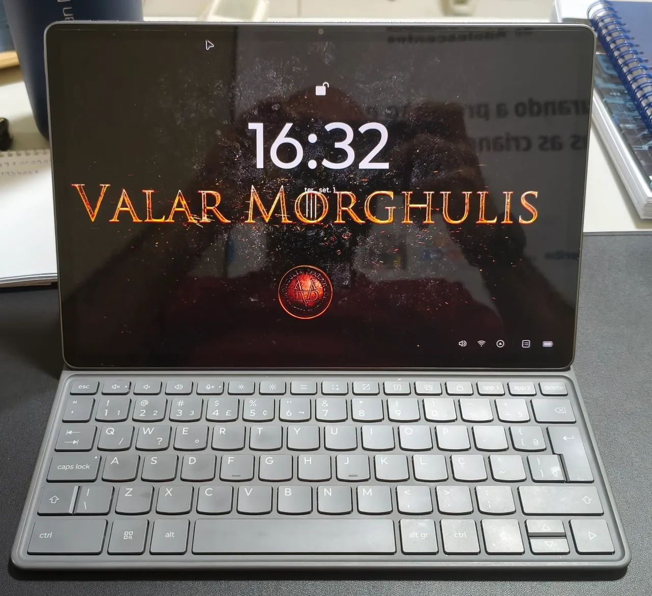 Tablet Lenovo Idea Tab Plus 128gb com Caneta, Capa Teclado, Mouse e SD de 256gb. - Foto 2