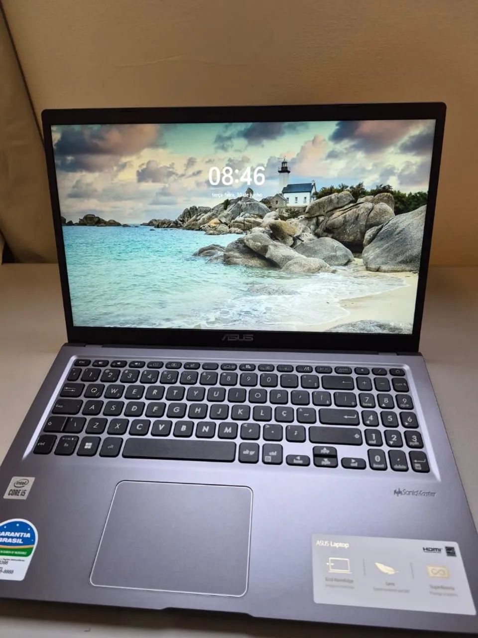 Notebook Asus X515JA i5 1035G1 8GB Ram 256gb SSD Full HD 15.6" Windows 11 Pro