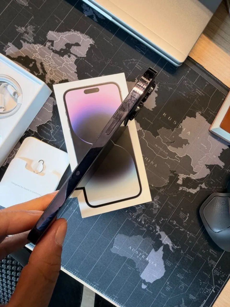 iPhone 14 Pro Max 256 Roxo - excelente condição - Foto 2